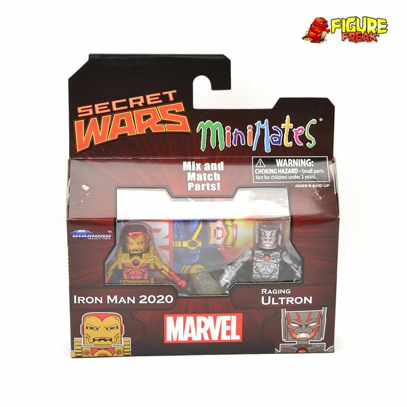 Marvel Minimates Series 64 Secret Wars Iron Man 2020 & Raging Ultron