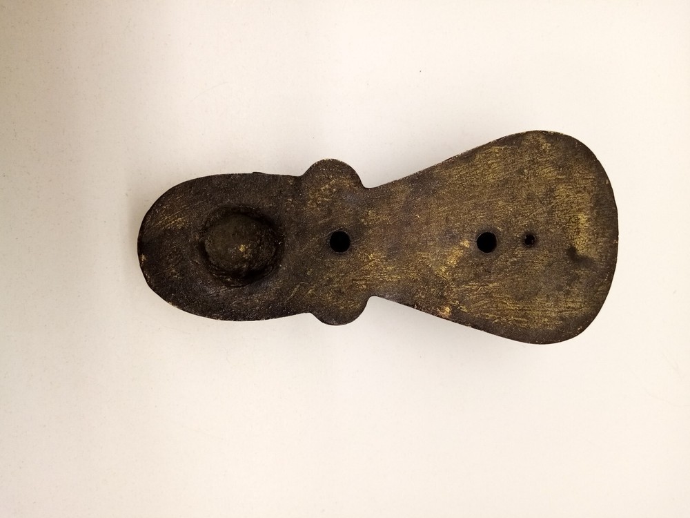 Brass Elephant Head Shape Door Knocker-damaged
