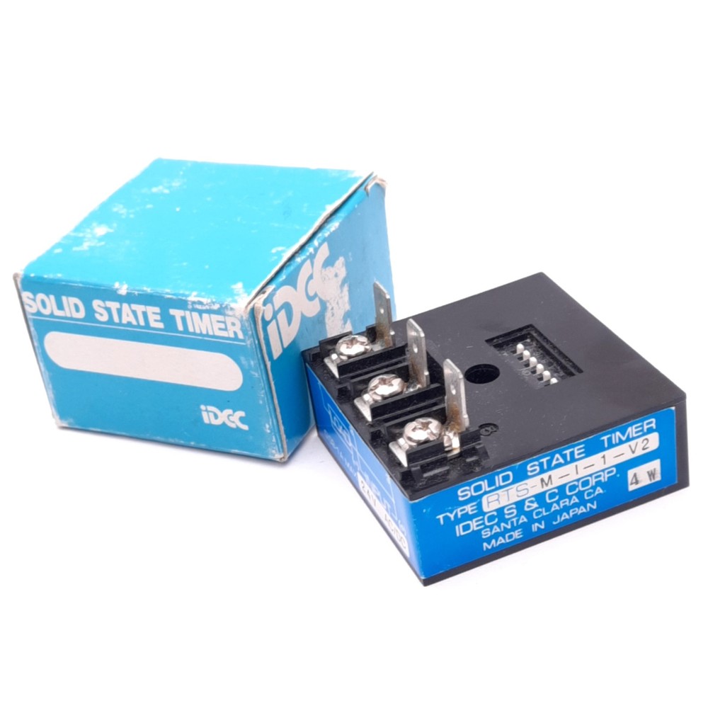IDEC RTS-M-1-1-V2 Solid State Timer Module, 1-630s Delay, 24VAC/DC, 0.02-1A Max