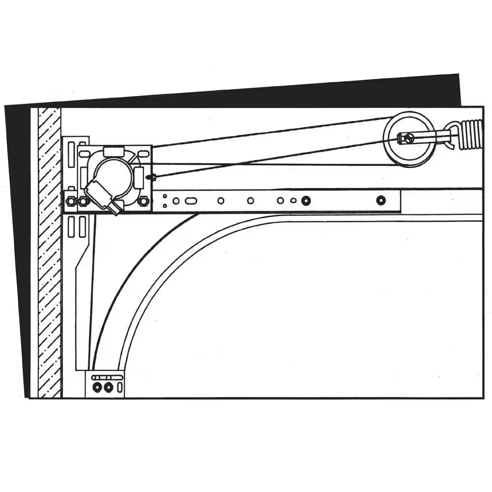 Extension Spring for 130 Lbs. Door 7 Ft. High