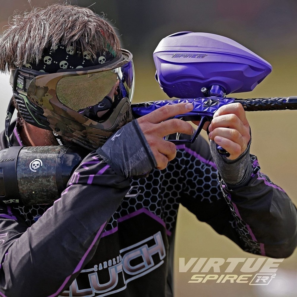 IR² Purple VIRTUE Spire IR² Electronic Paintball Loader/Hopper