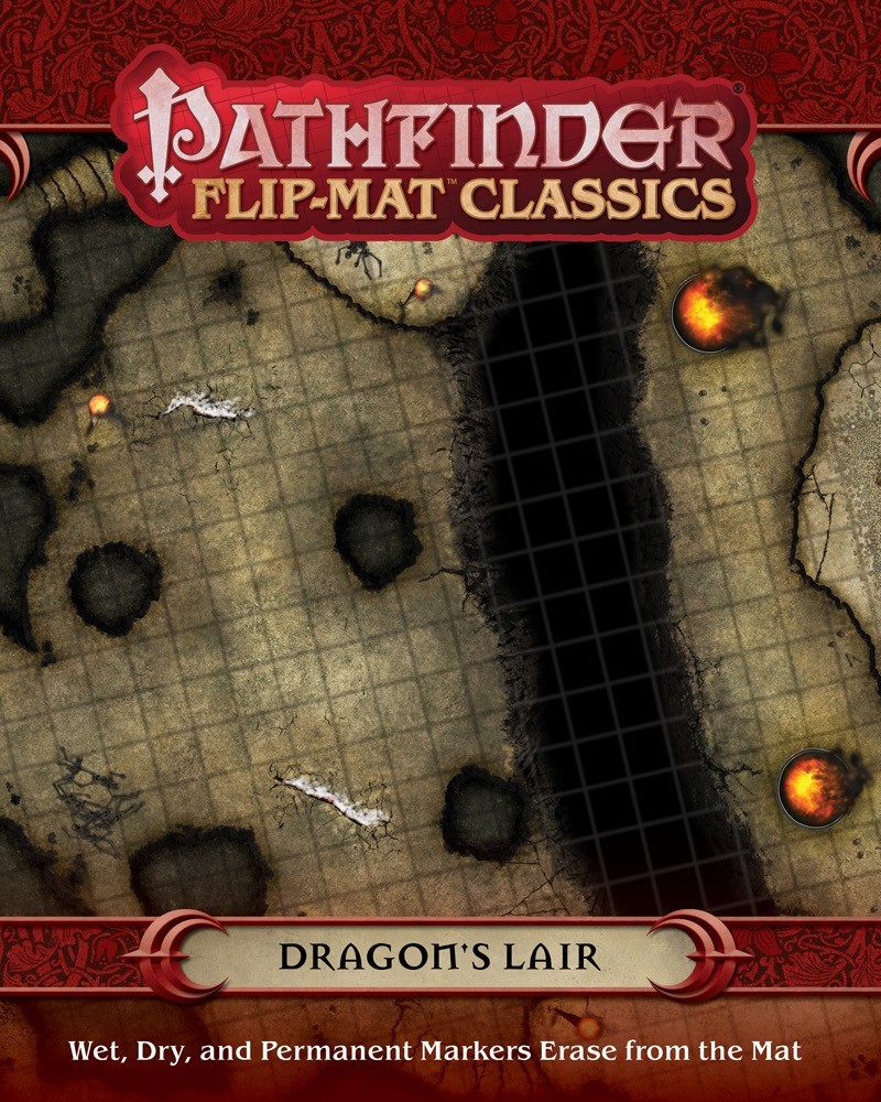 Pathfinder (RPG) Flip-Mat Classics: Dragon's Lair