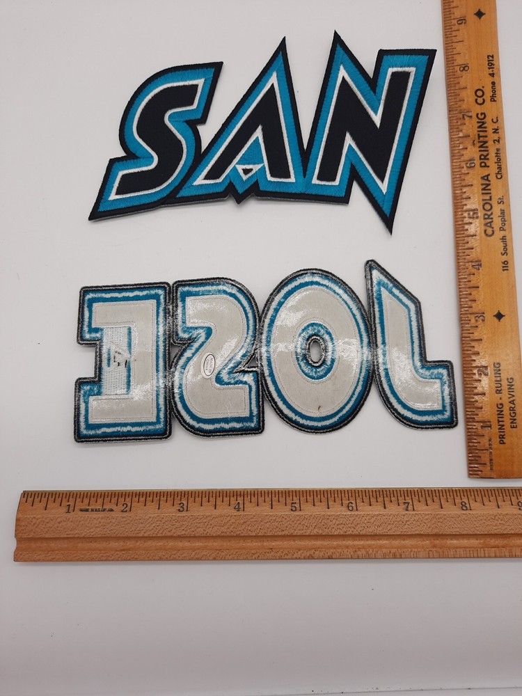 San Jose Sharks Embroidered Iron On Patch 7"