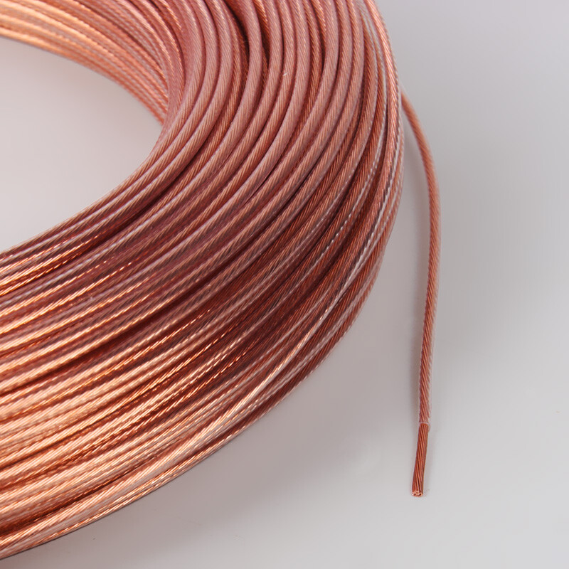 6N OCC multi-core single crystal copper wire Teflon outer skin DIY Inside line