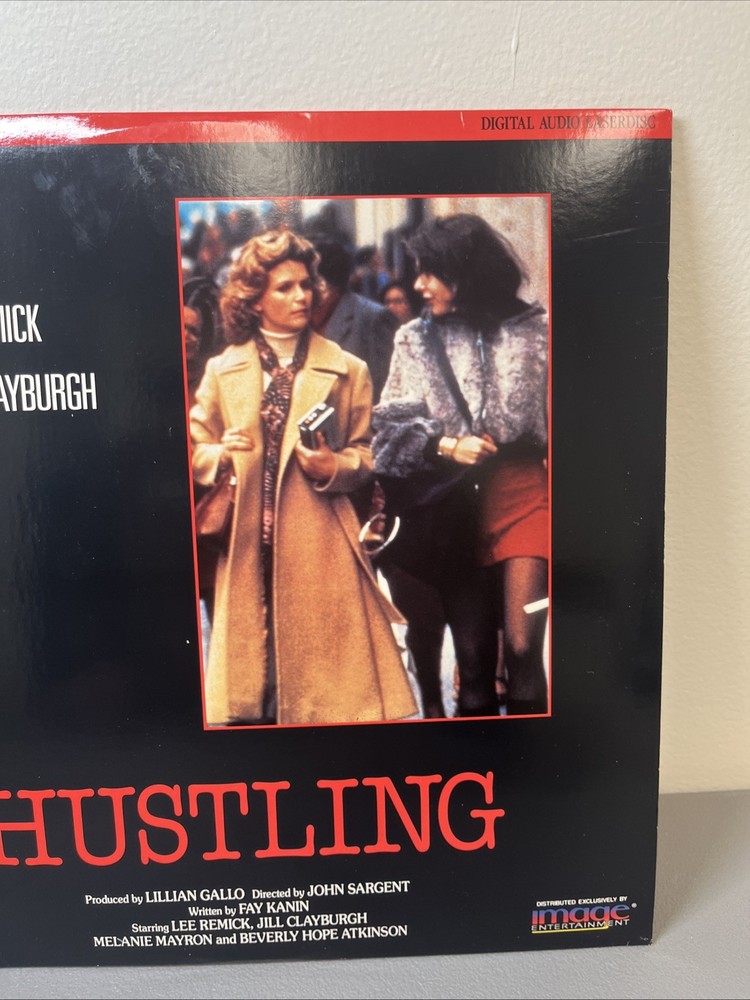 Hustling Starring Lee Remick Jill Clayburgh Laserdisc LD
