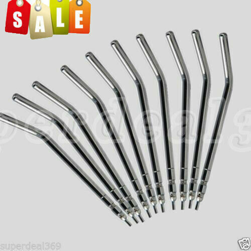 50 Pcs Dental Air Water Spray Triple Syringe Autoclavable Nozzles/Tips/Tubes USA