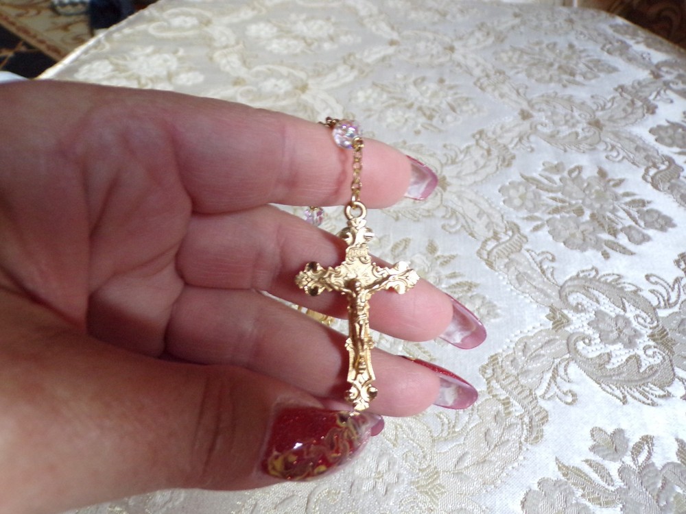 VTG NWT Beaded Rosary