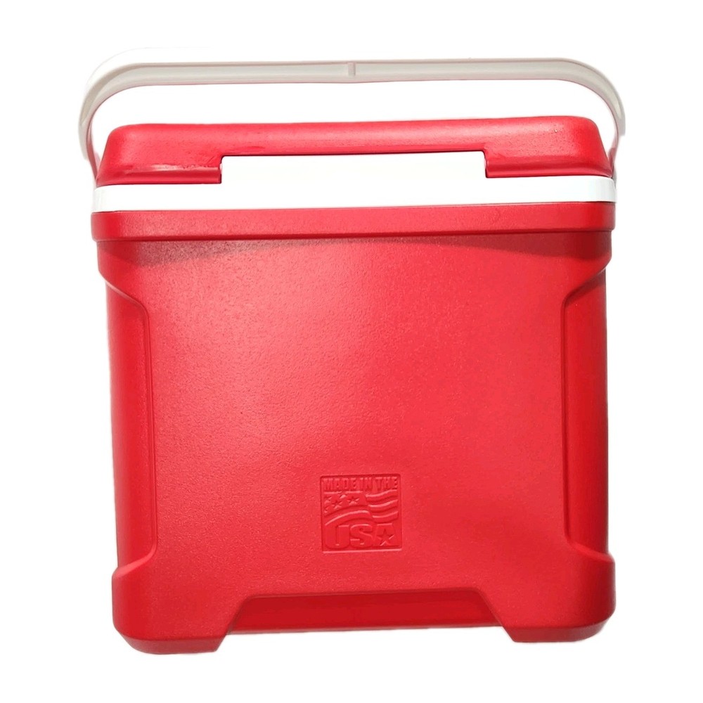 Igloo Profile II 30 Quart Bail, Red Portable Cooler