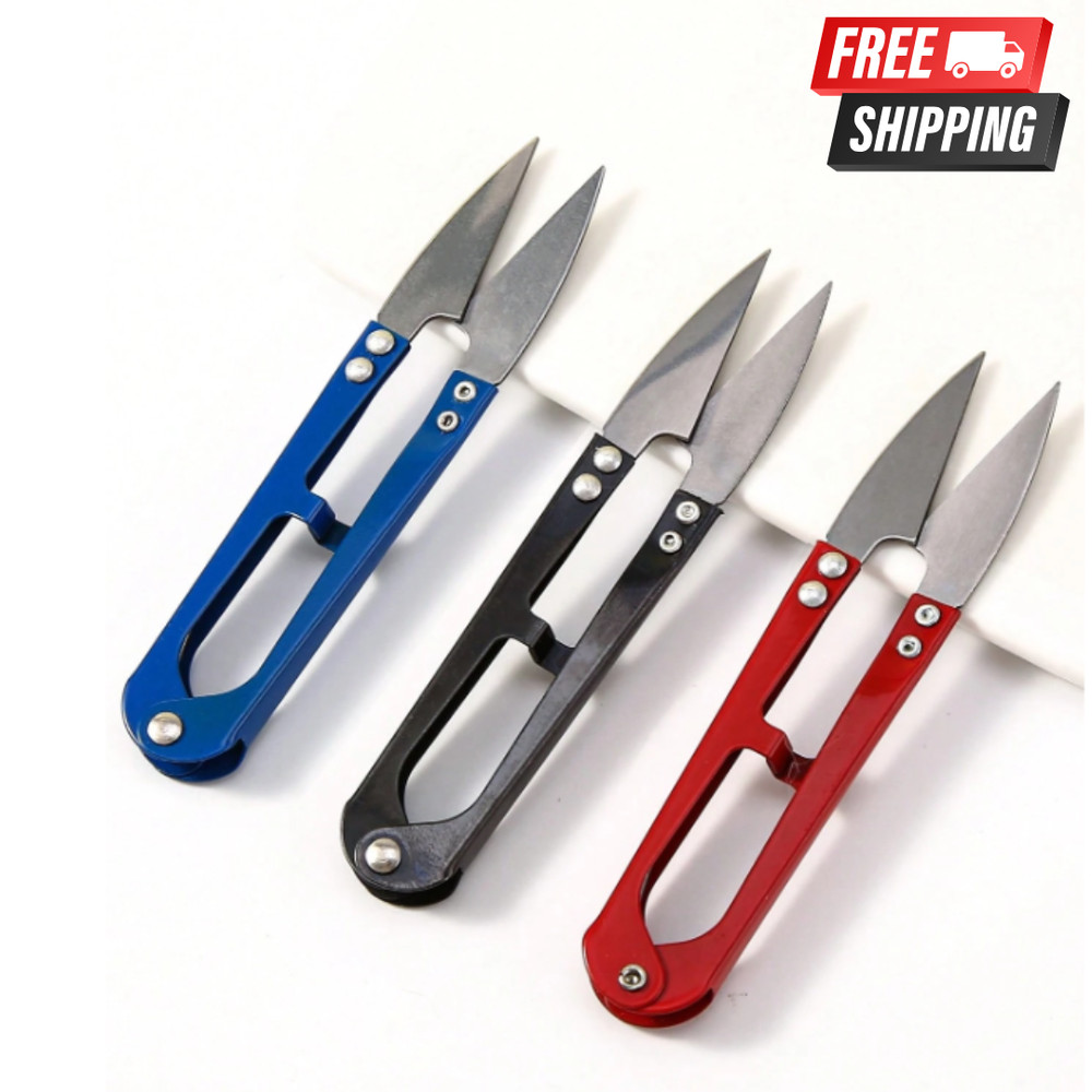 1pc Scissors Thread Cutters U-Shape Small Pruners Needle & Thread Tools for Home