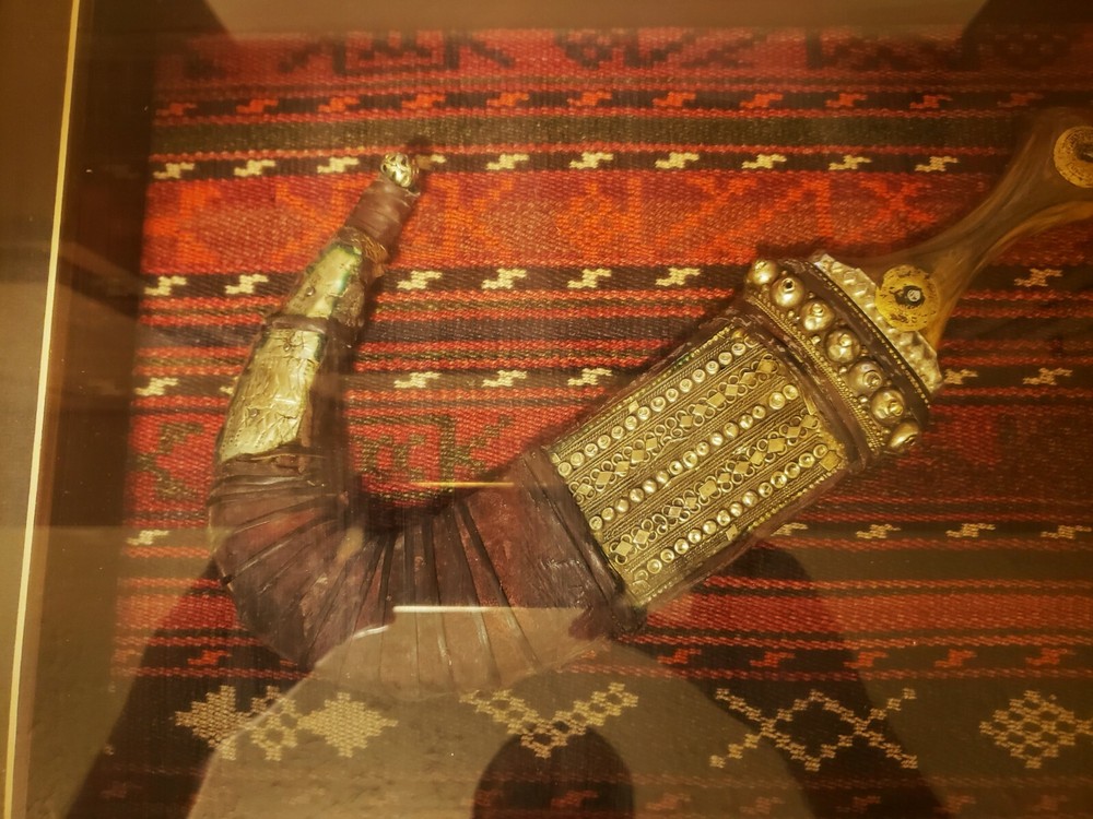 Framed Persian Dagger