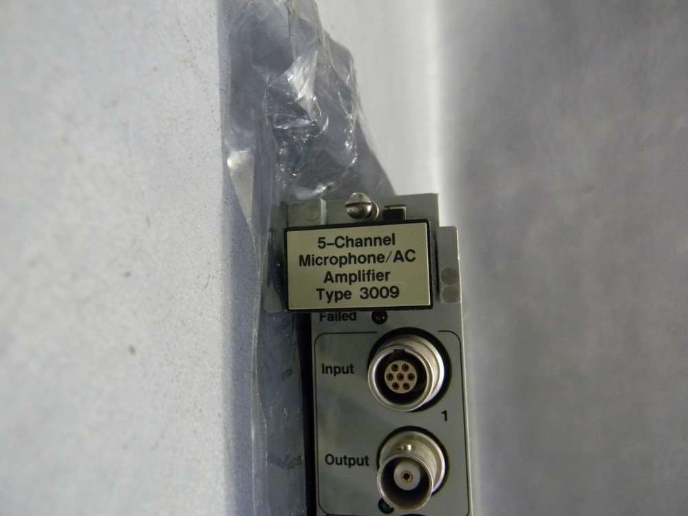 Bruel & Kjaer VXI Type 3009 5-Channel Microphone AC Amplifier Panel Mount NEW