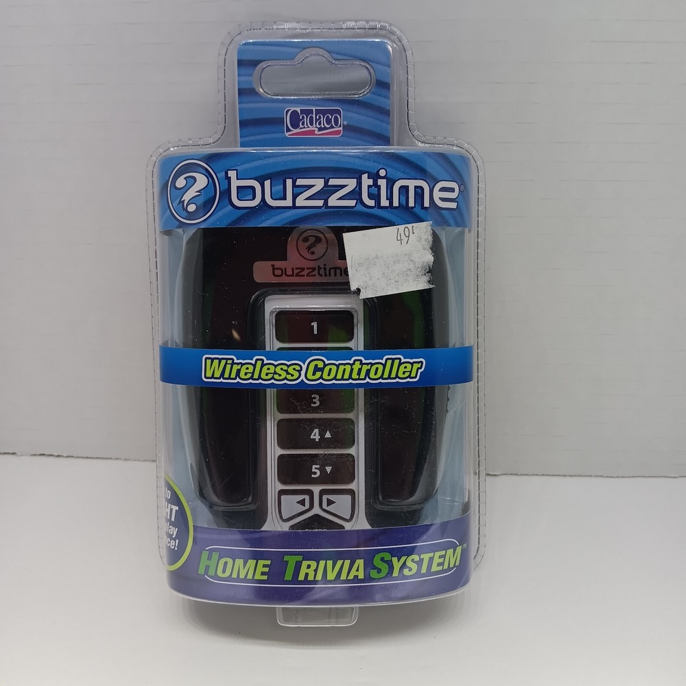BUZZTIME - White Wireless Controller - Home Trivia Game System - 026608007029
