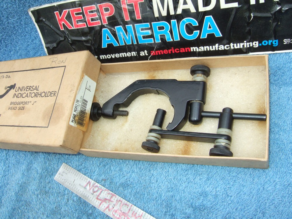 UNIVERSAL INDICATOR HOLDER INDICOL TYPE USED CLEAN TOOL MACHINIST TOOLMAKER