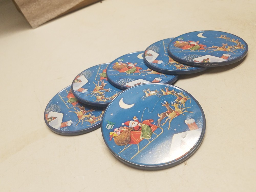 Jasco Christmas Cooster Tin Set (D)