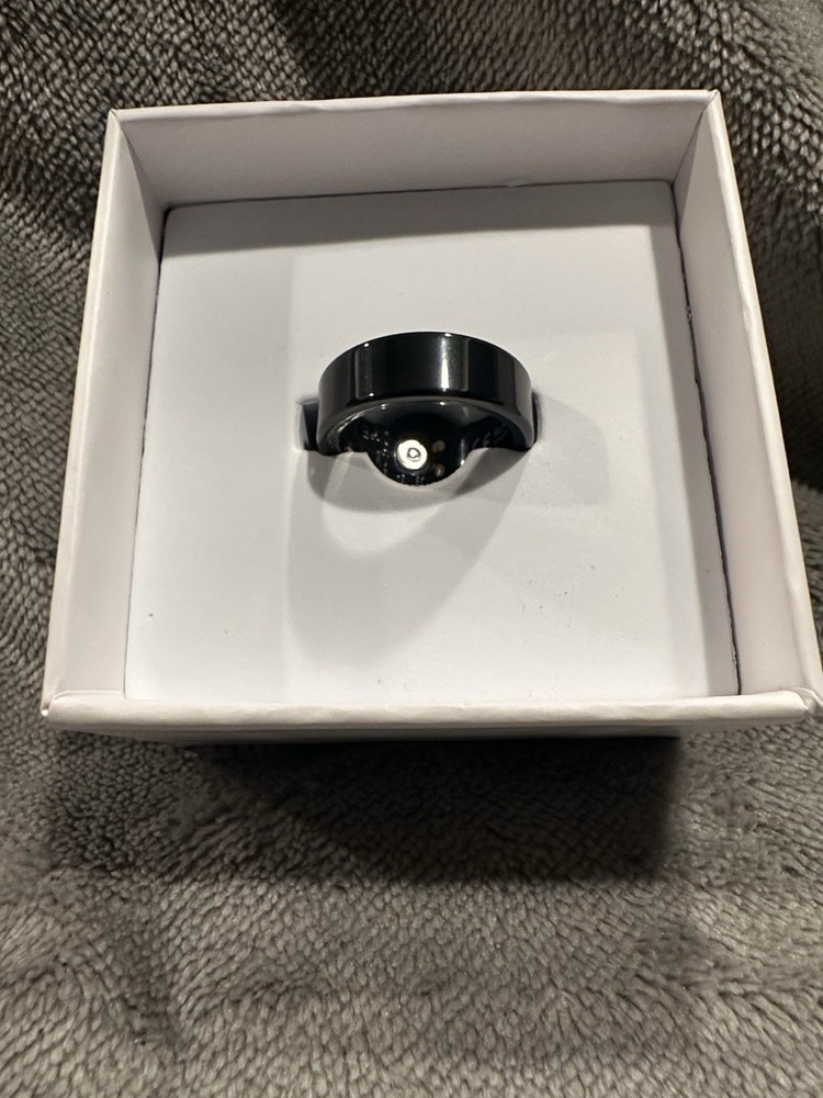 Smart Ring Activity Tracker Ring - Black Size 10