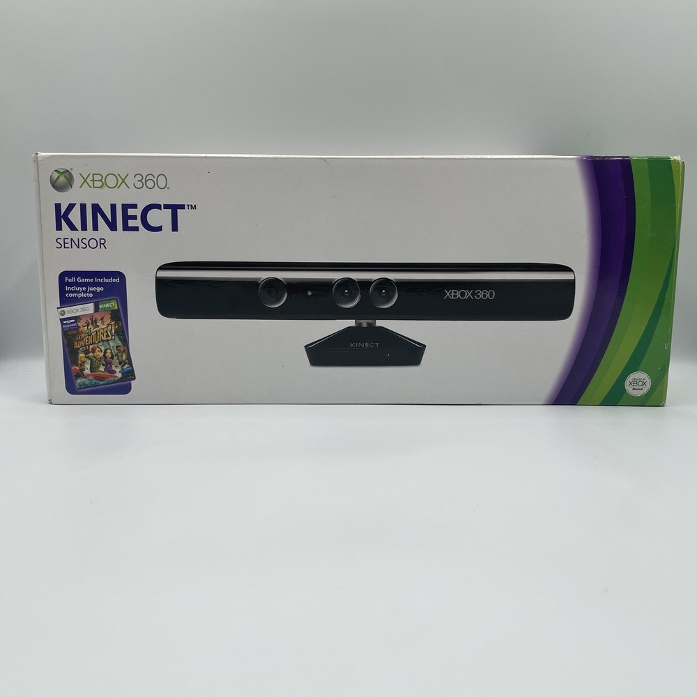 Xbox 360 Kinect Sensor Camera W/ Adventures Game Xbox 360 Kinect