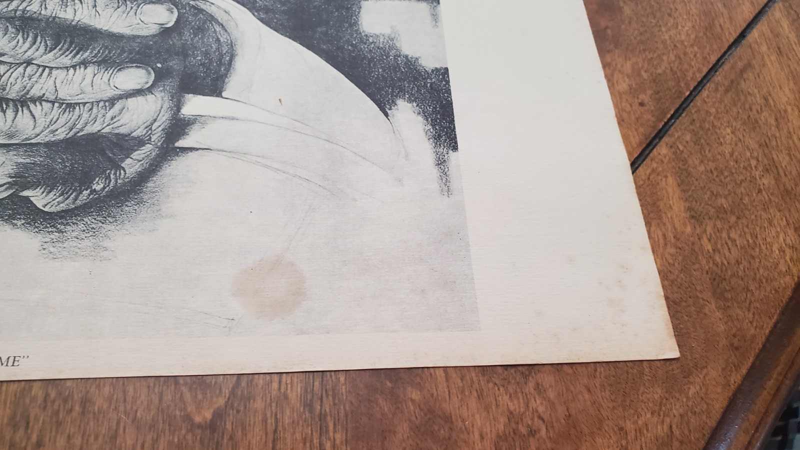 VTG Charles Wilbert White A Reflection of The Time Lithograph Framed 17x11 RARE