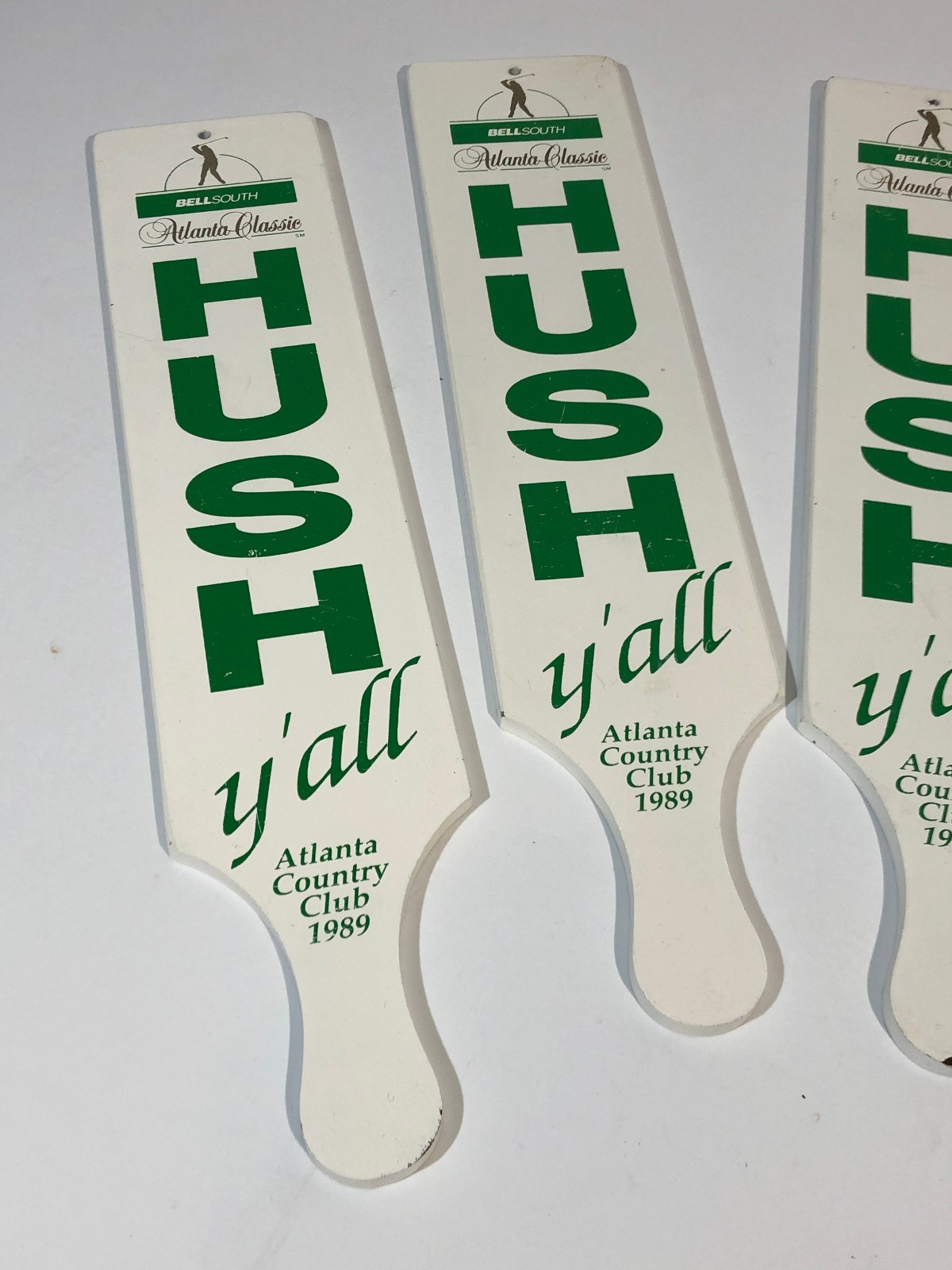Hush Y’all Paddle 1989 BellSouth Atlanta Classic PGA Golf Tournament 12.5"