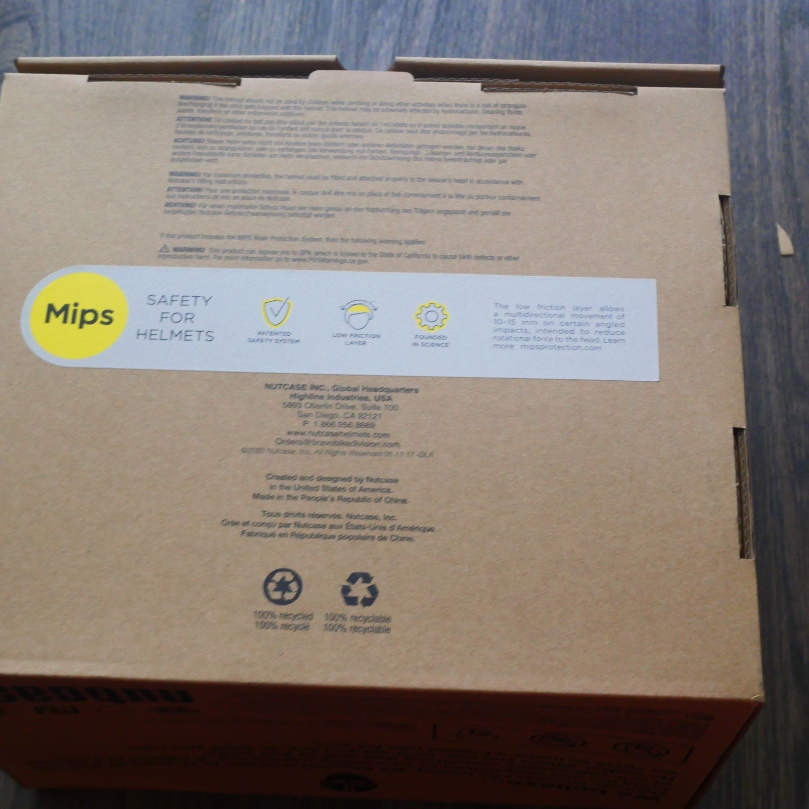 NEW Nutcase Little Nutty Toddler Helmet Bike Skate Tie Dye MIPS 8 7/8" - 20.5"