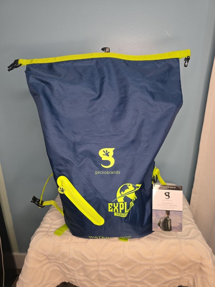 Geckobrands Lightweight 30L Waterproof Backpack