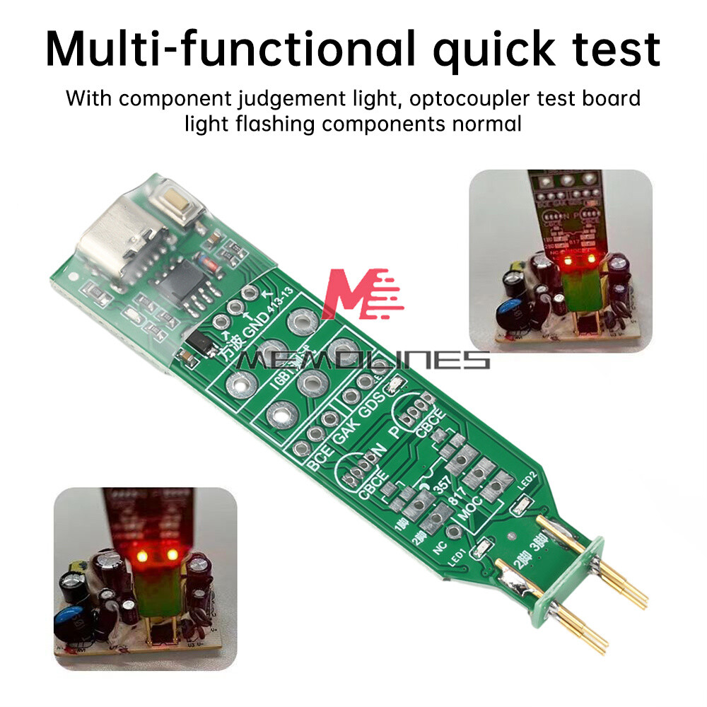 Multi-functional Light-emitting Electronic Tester Triode MOS IGBT Repair Tester