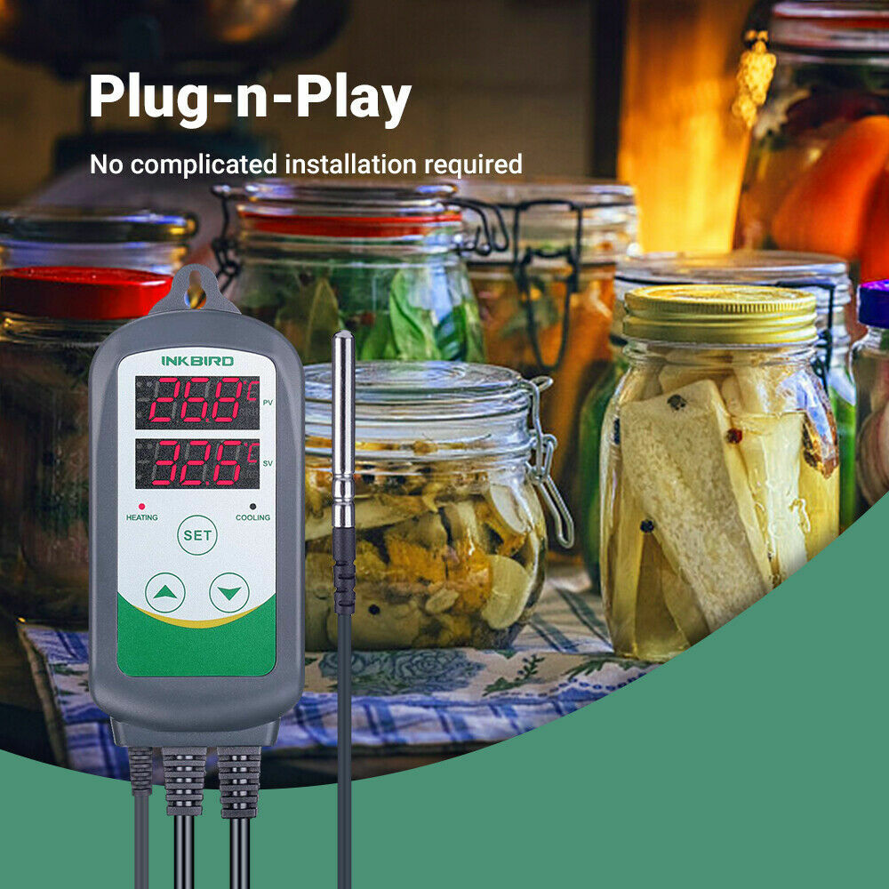 Inkbird ITC-308 Wired Thermostat Heating Cooling Temperature Control -50°C-120°C