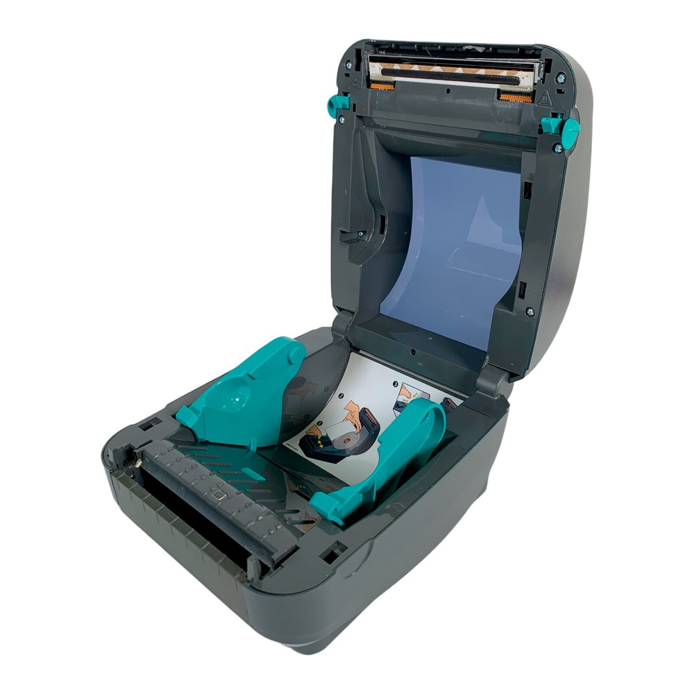 TESTED Zebra GK420d Direct Thermal Barcode Label Printer USB Ethernet BUNDLE