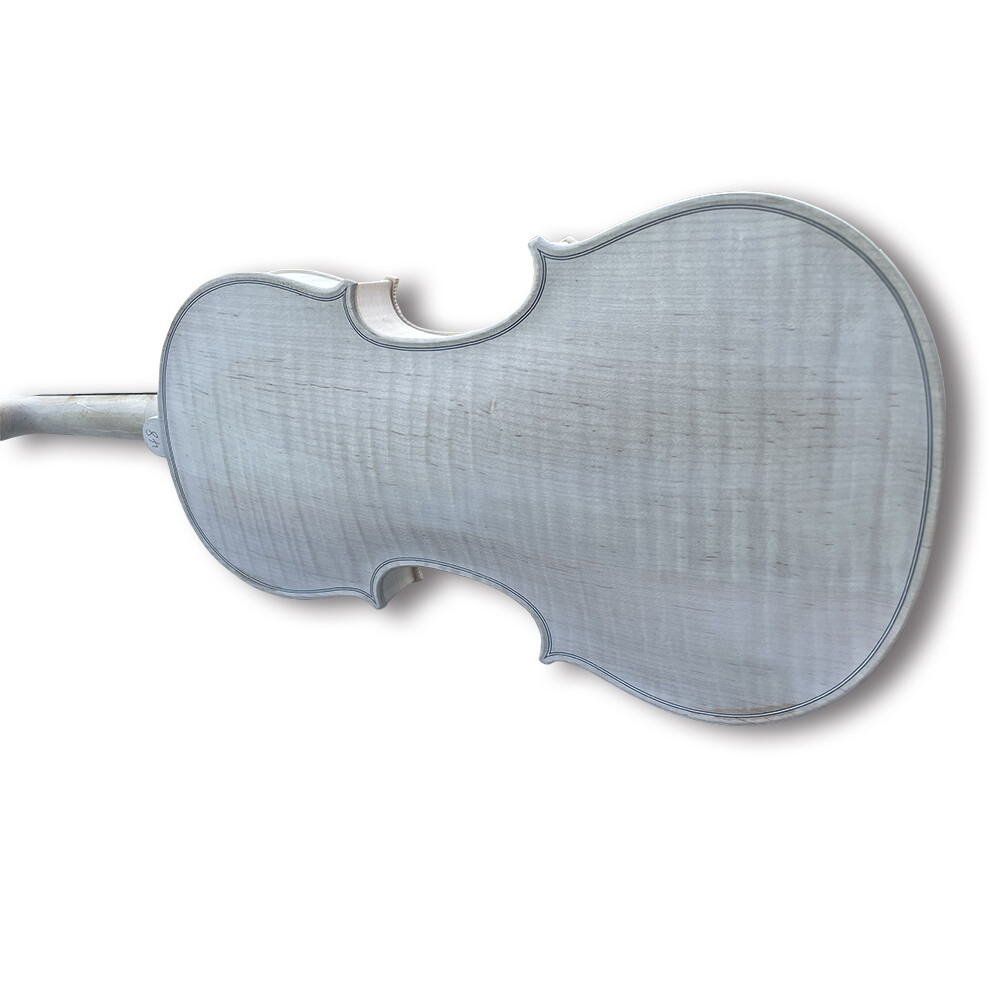 1pcs Violin 4/4 Ful Size Flame Maple Back Spruce Top Unfinished
