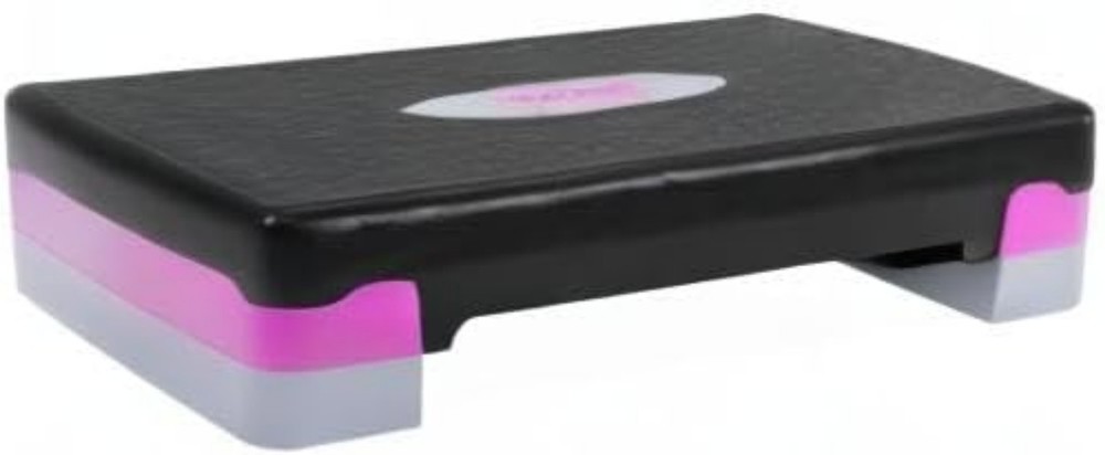 Aerobic Step Platform Plastic Compact Exercise Step with 2 Levels for Cardio
