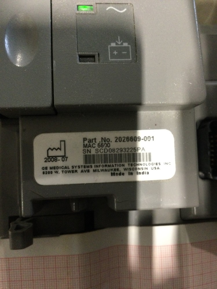 GE MAC 5500 RESTING ECG ANALYSIS SYSTEM