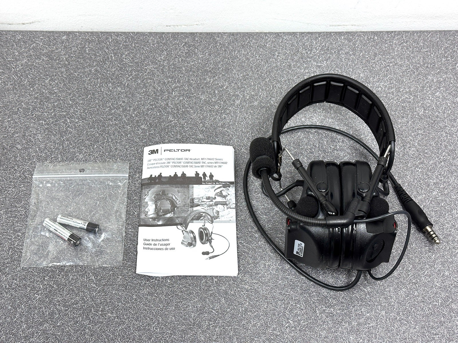 NEW 3M Peltor SwatTac ComTac III Two-Way Radio Headset, Black (MT17H682FB-47 SV)