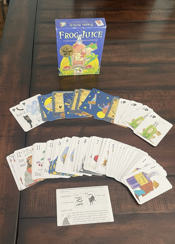 Frog Juice Card Game Gamewright 100% COMPLETE Spells & Concoctions