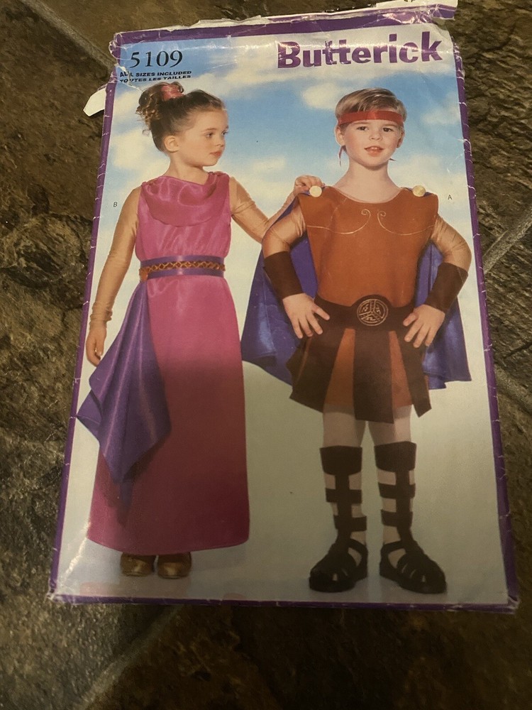 Butterrick All Sizes Costume Sewing Pattern 5109
