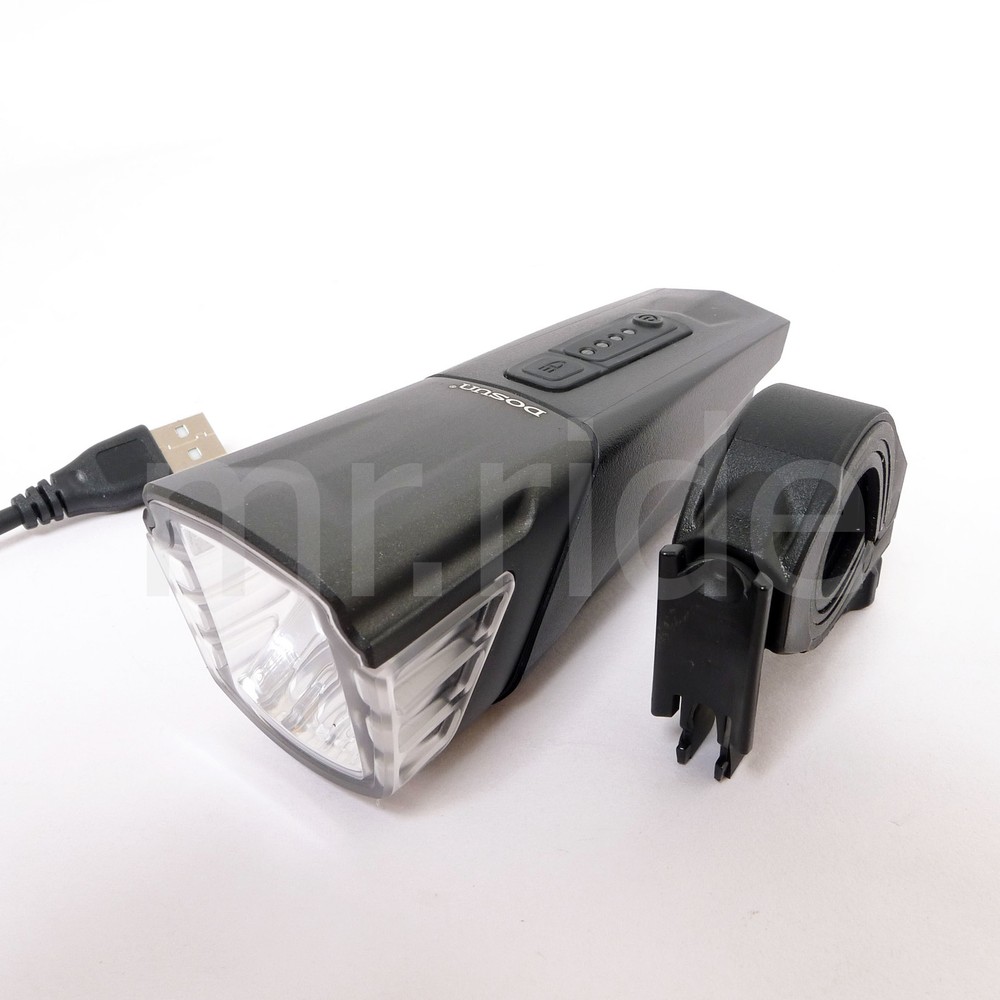 mr-ride Dosun AF500 USB Rechargeable Front light - Black