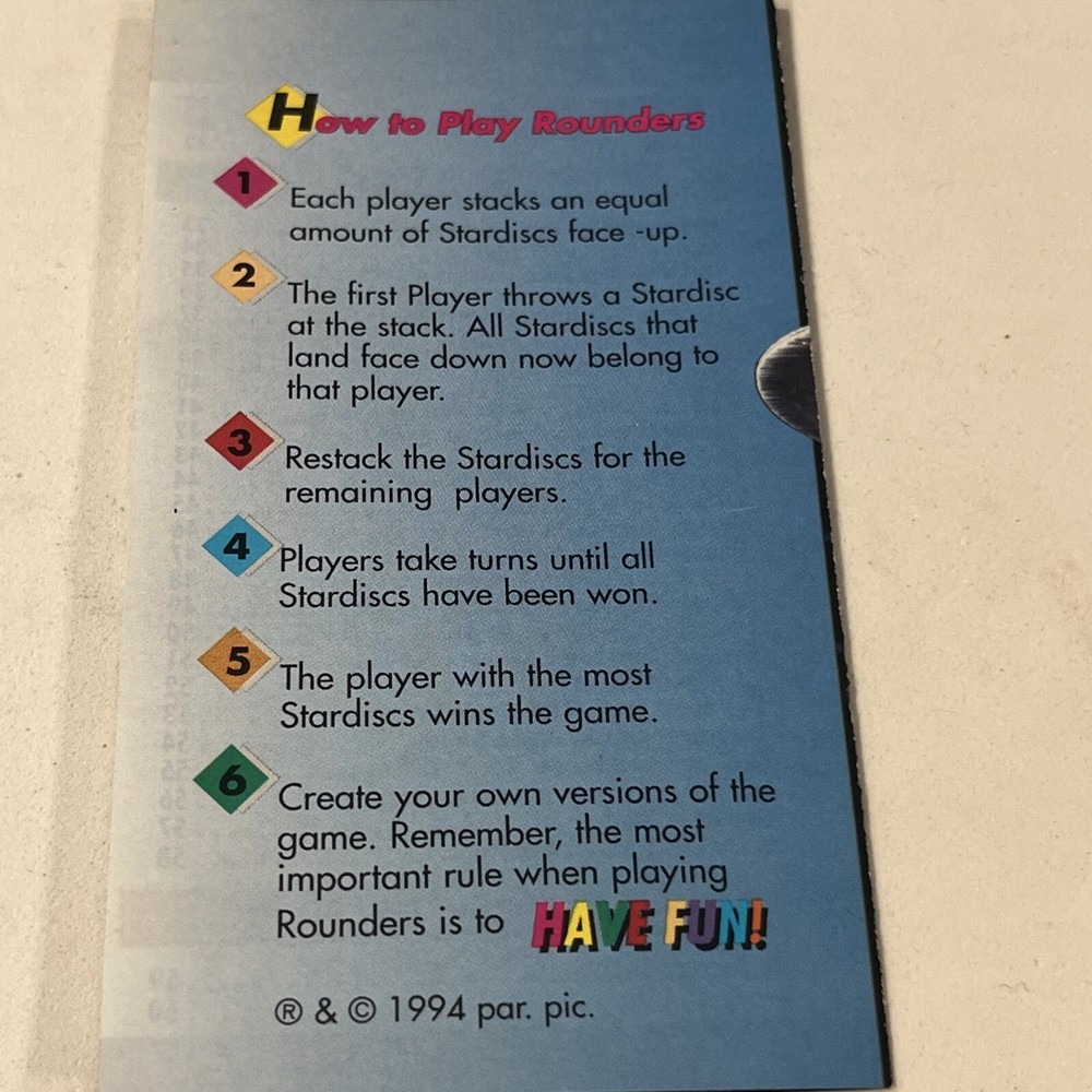 1994 Star Trek The Next Generation Stardiscs Launch Edition Packet