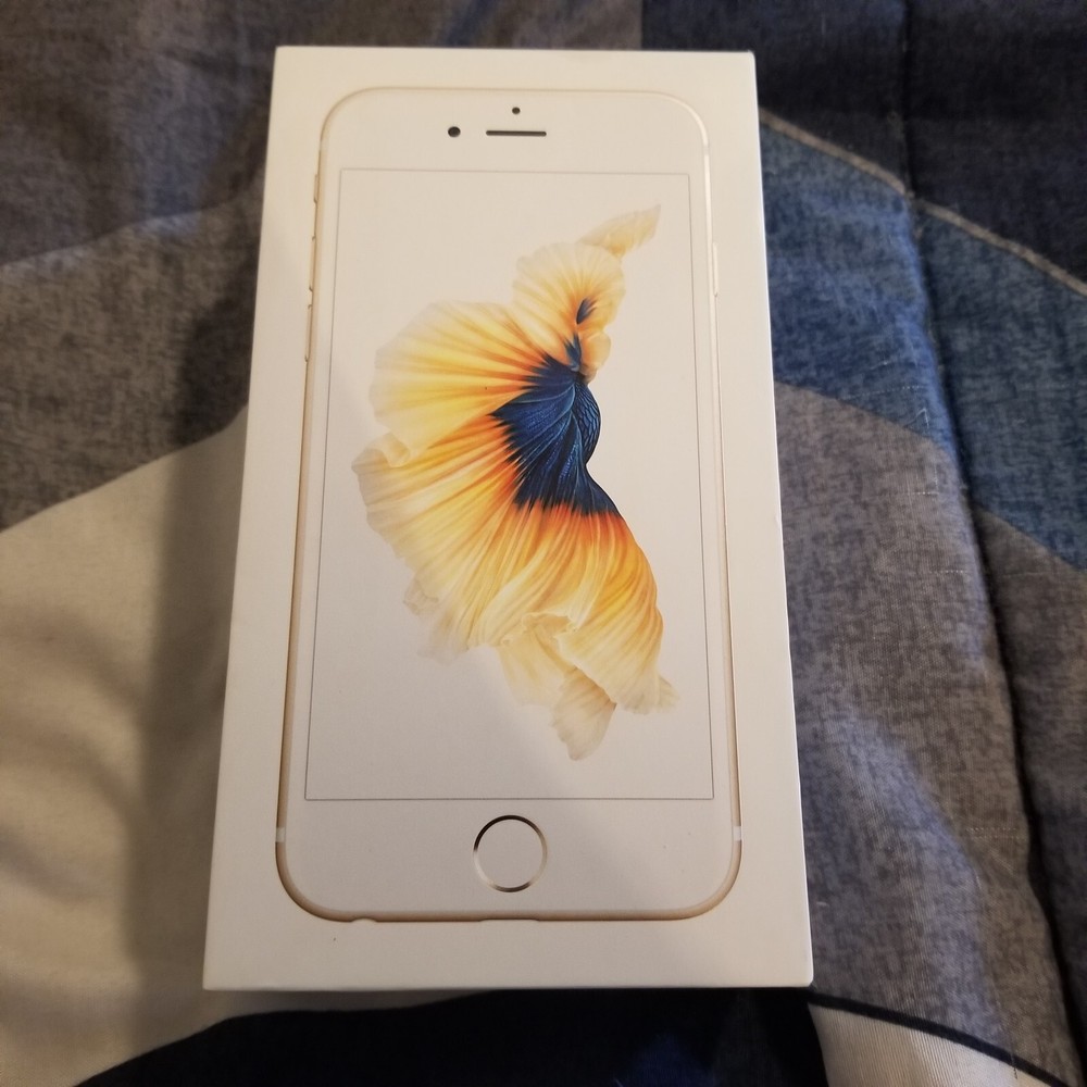 Apple iPhone 6s Gold Original Retail Box. BOX ONLY