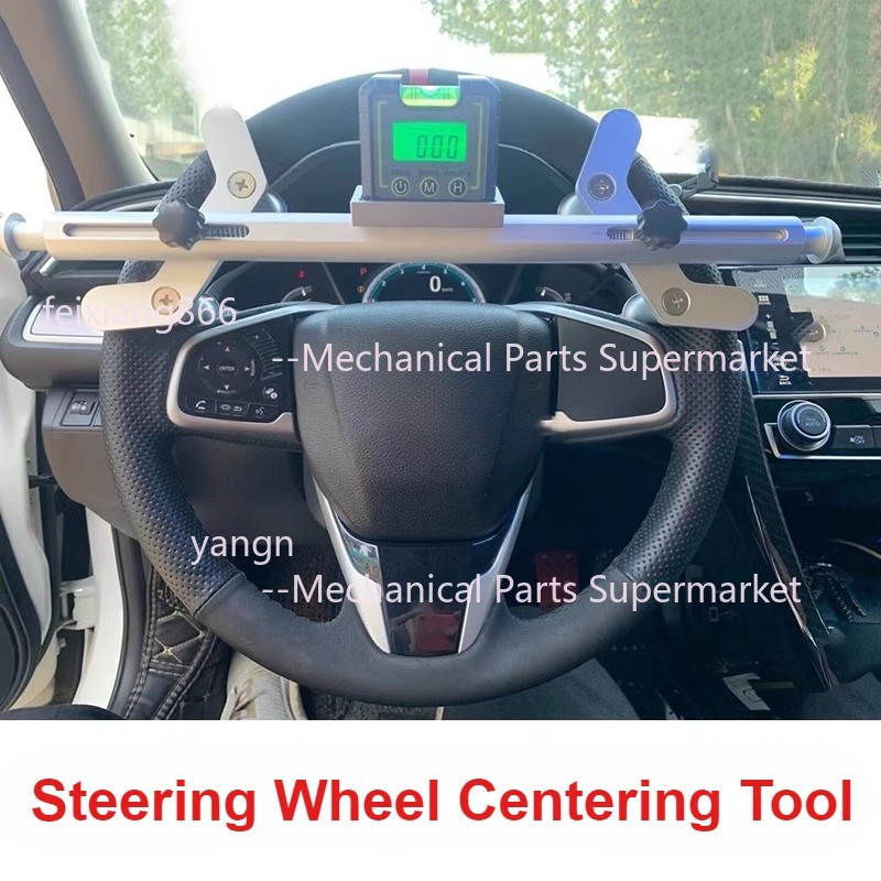 4-Wheel Alignment Electronic Level Steering Wheel Centering & Straightening Tool