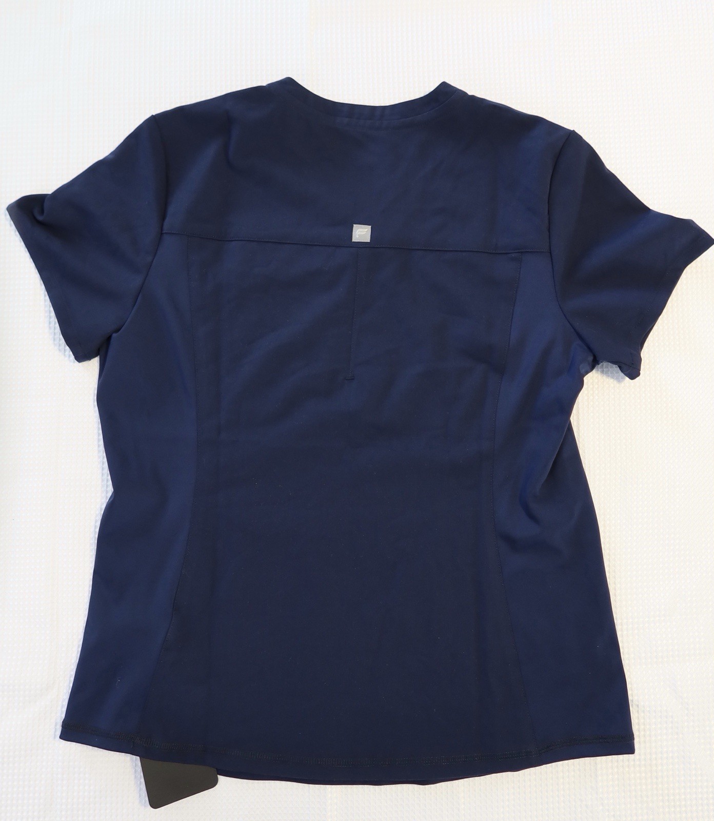 Fabletics Vital 1-Pocket Scrub Top- Navy, Small