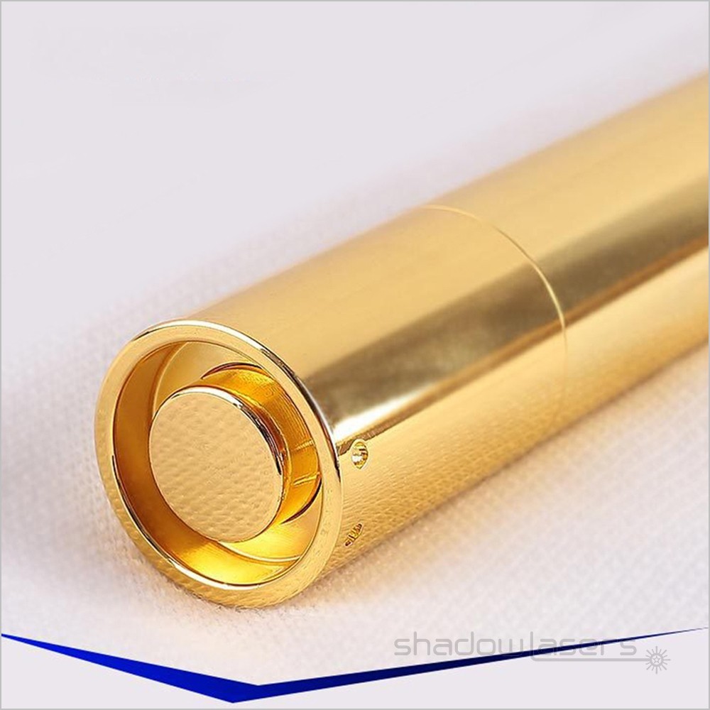 Green Laser Pointer 520nm Adjustable Focus Flashlight Visidle Beam +Case US