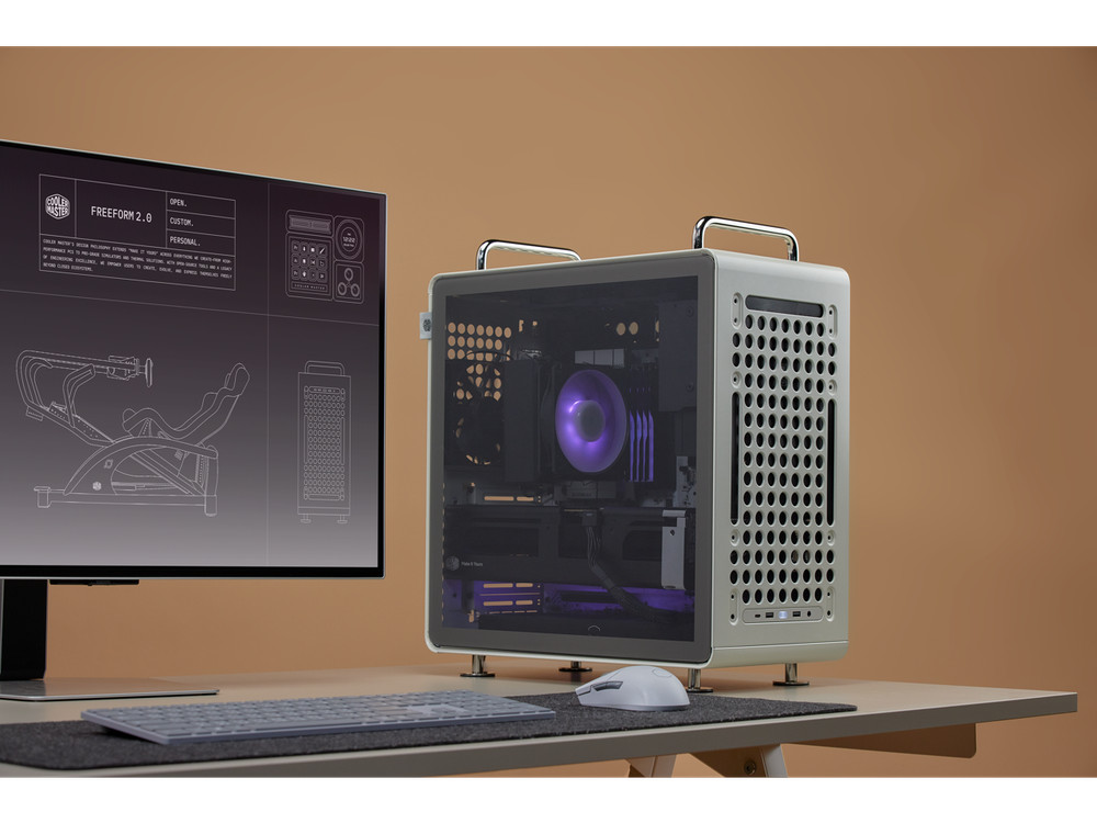 Cooler Master QUBE 540 ATX Mid-Tower PC Case - Highly Customizable Modular