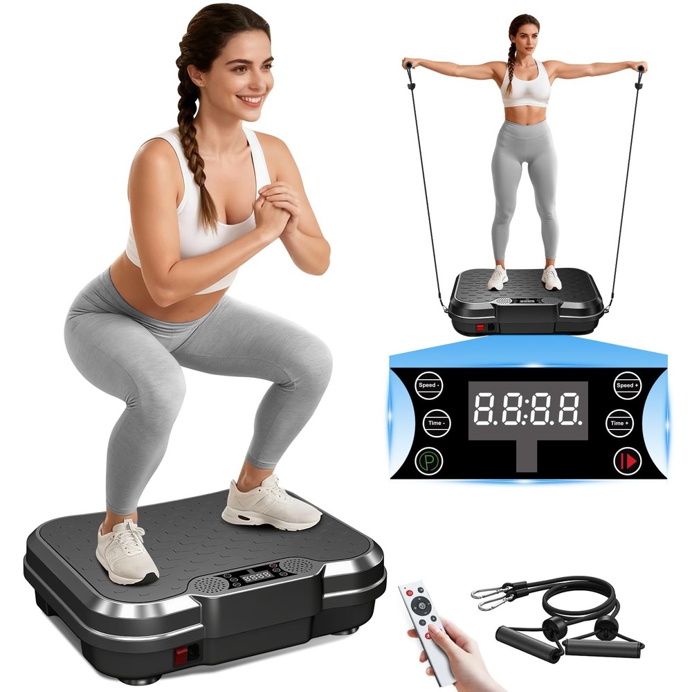 Vibration Plate Exercise Machine, Vibration Plate for Lymphatic Drainage Weig...