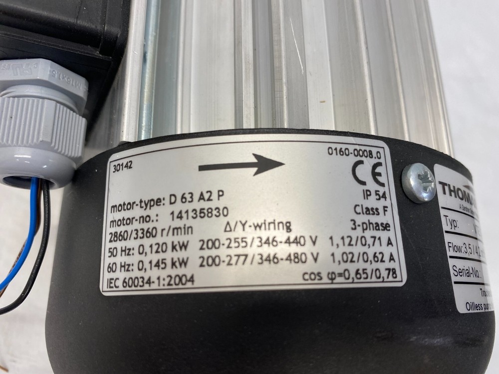 Thomas Picolino VTE3 Rotary Vane Pump