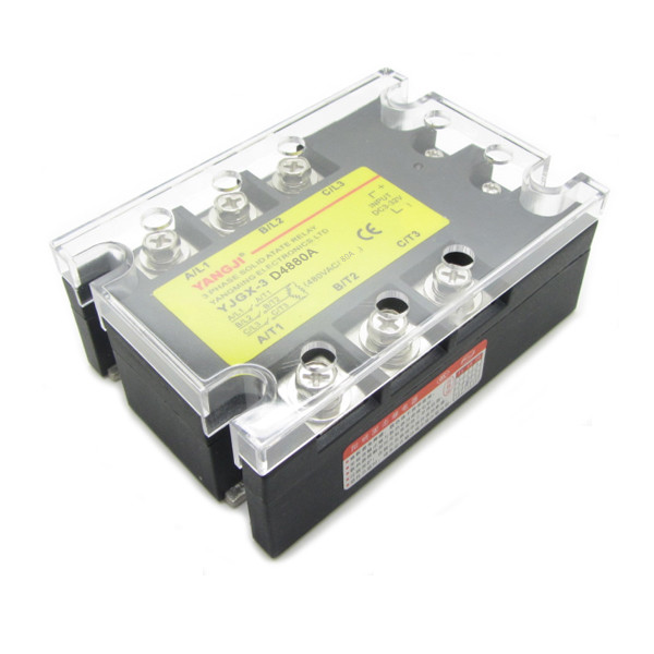 80A 3 Phase SSR Solid State Relay DC Control AC In DC3-32V Out AC24-480V D4880A