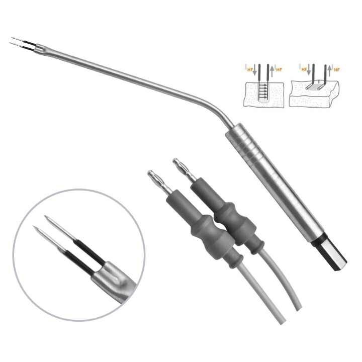 CE ENT Bipolar Electrode Reusable Electrosurgical Surgical Tool