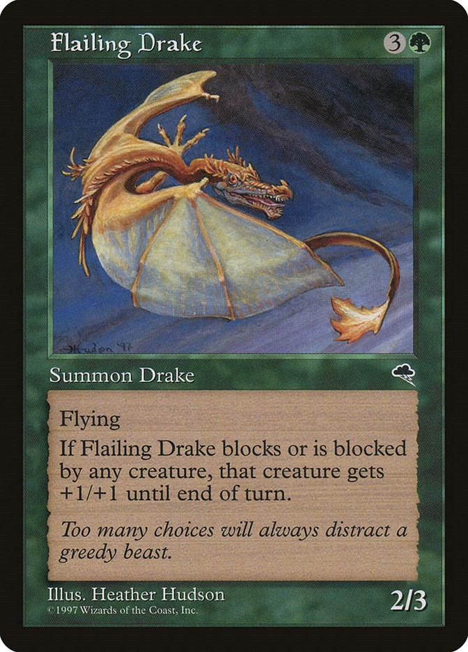 Flailing Drake Tempest 227 MTG MP