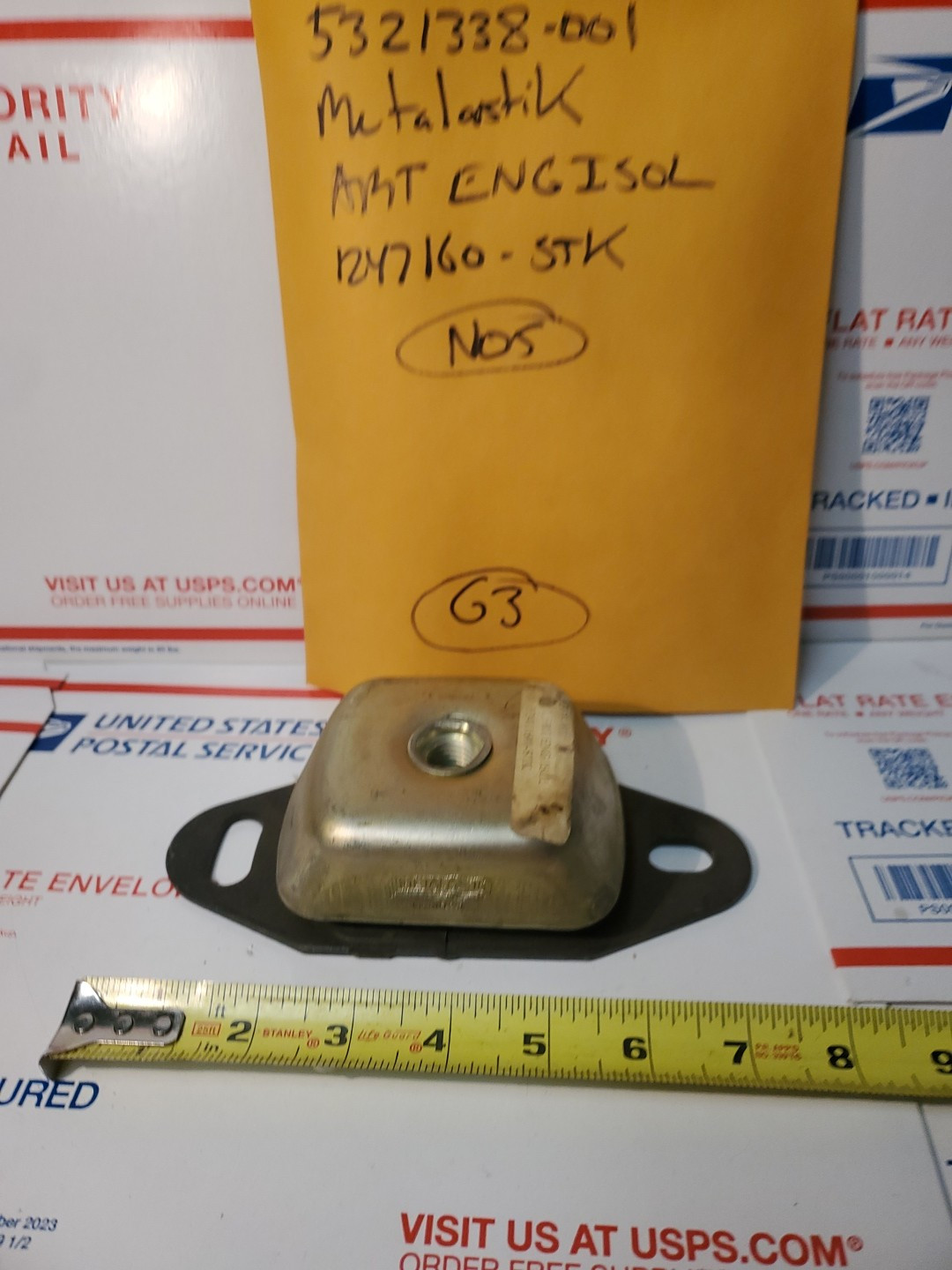 VOLVO PENTA TMD 22 ENGINE ISOLATER/ MOUNT #858161/846765 5321338-001 NEW, G2