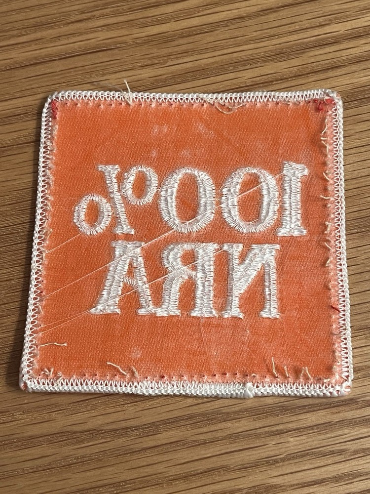 NATIONAL RIFLE ASSOCIATION "100% NRA" PATCH