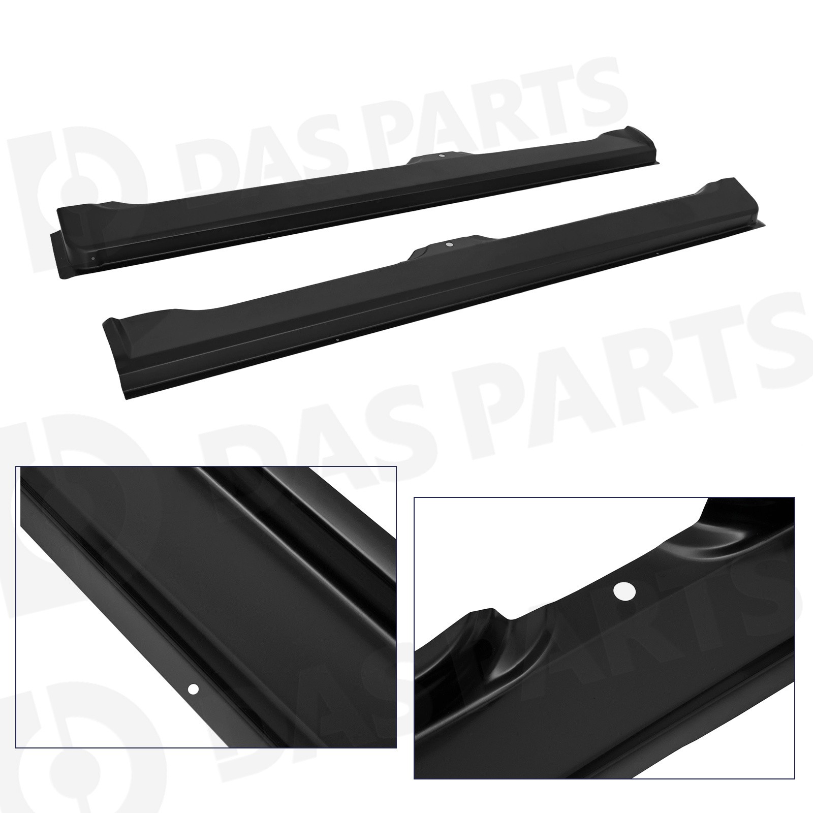 Pair Rocker Panels & Cab Corners For 2002-2008 Dodge Ram Quad Cab 1500 2500 3500