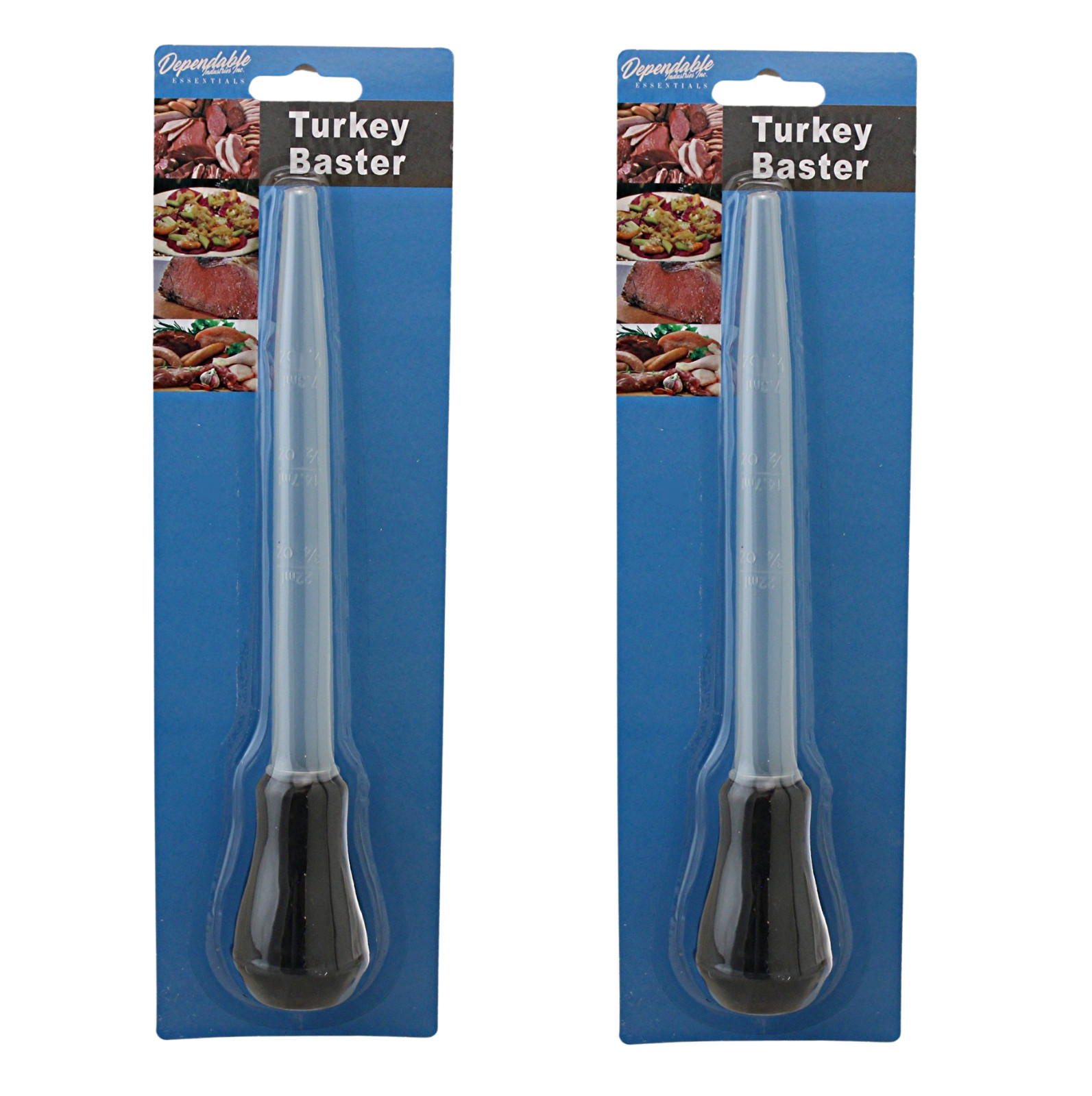 2-Pack Turkey Basters Heat-Resistant BPA-Free Food-Grade Cooking Tools for Roast