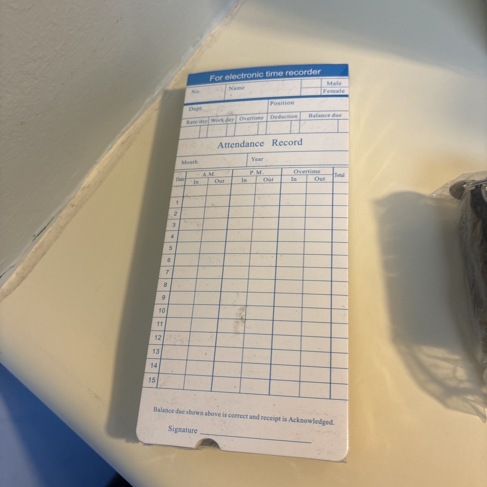 Electronic Time Recorder Time Clock NEW